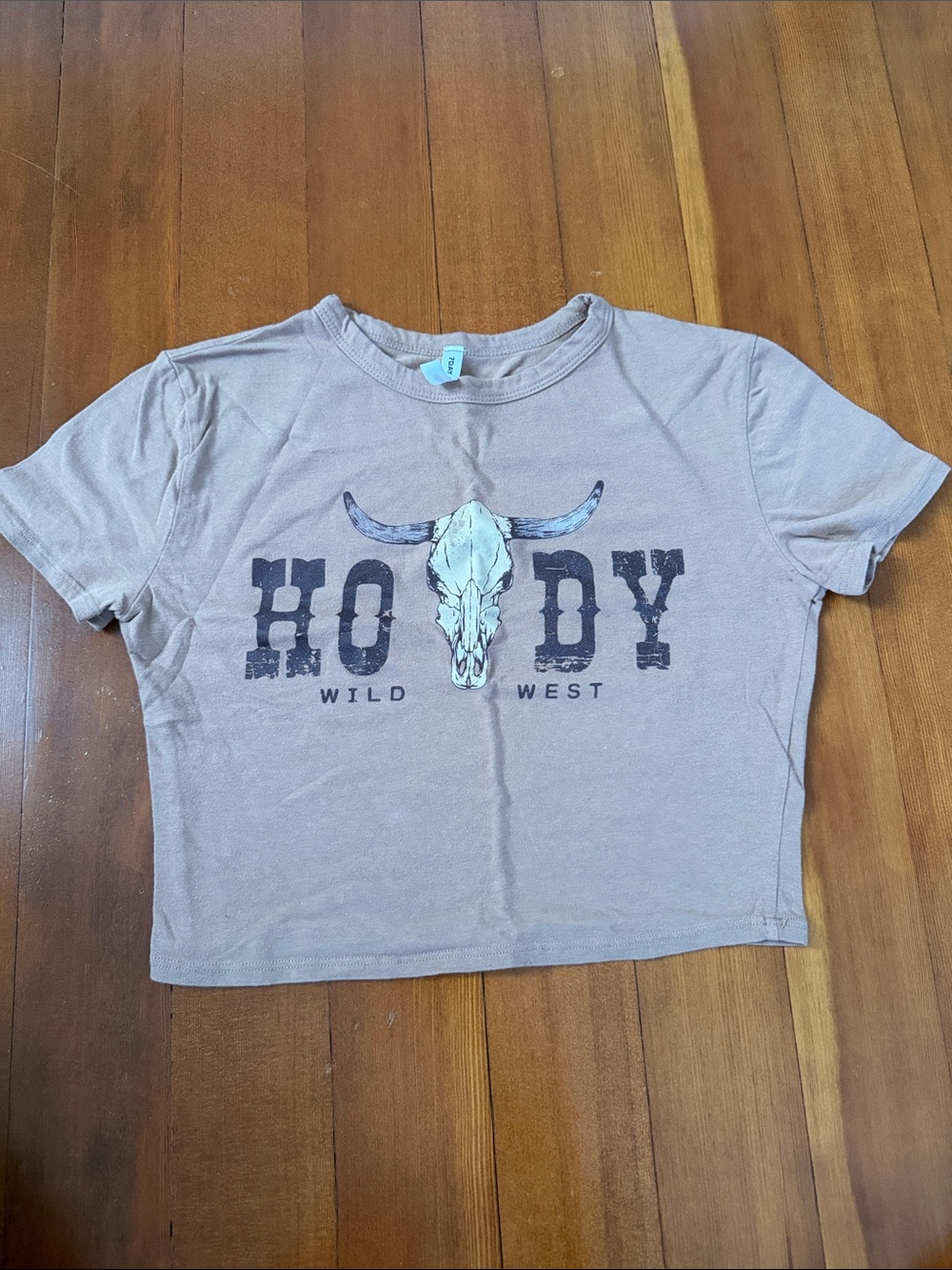 Kids Taupe 'Howdy Wild West' Graphic Tee